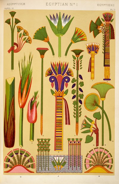 Egyptian Ornament from Ch II, Plate IV of 